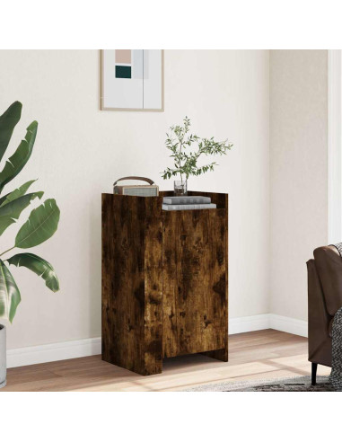Credenza Rovere Fumo 45x35x75 cm in Legno Multistrato