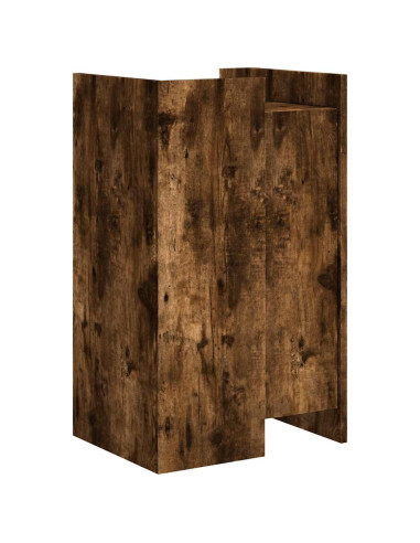 Credenza Rovere Fumo 45x35x75 cm in Legno Multistrato
