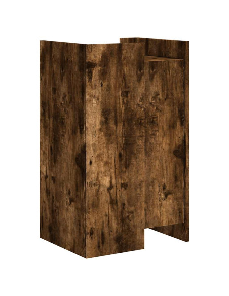 Credenza Rovere Fumo 45x35x75 cm in Legno Multistrato