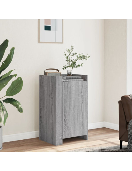 Credenza Grigio Sonoma 45x35x75 cm in Legno Multistrato
