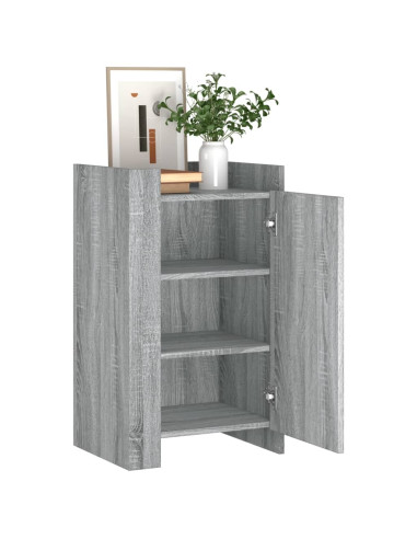 Credenza Grigio Sonoma 45x35x75 cm in Legno Multistrato