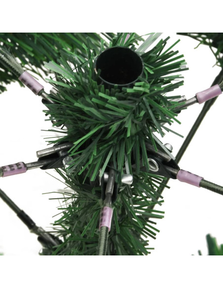 Albero Natale Artificiale Incernierato con Pigne e Bacche 240cm