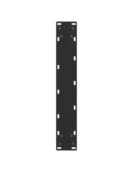 Gambe per tavolo da bar nere 2 pz 40x(90-91) cm in acciaio