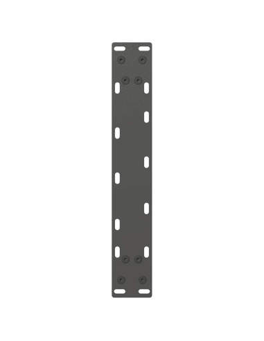 Gambe per tavolo consolle a forma di U 2 pz Antracite 28x(72-73) cm Acciaio