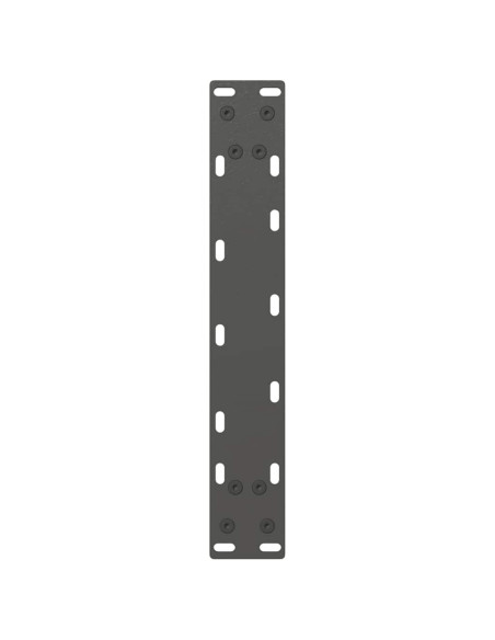Gambe per tavolo consolle a forma di U 2 pz Antracite 28x(72-73) cm Acciaio