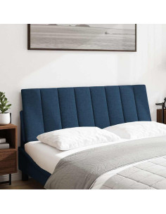 Cuscino Testiera Hanko Blu 120 cm in Tessuto