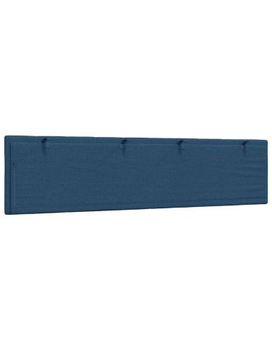 Cuscino Testiera Hanko Blu 200 cm in Tessuto