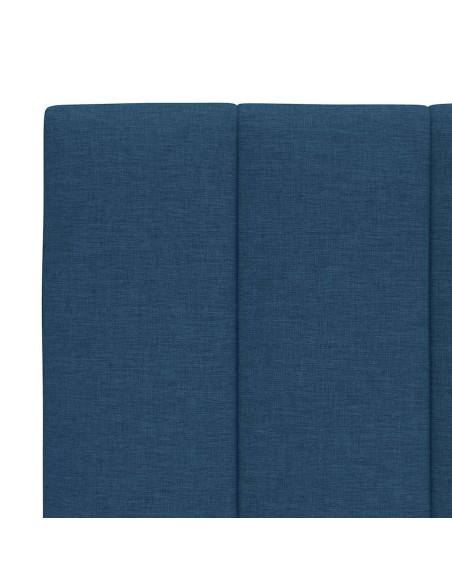 Cuscino Testiera Hanko Blu 200 cm in Tessuto