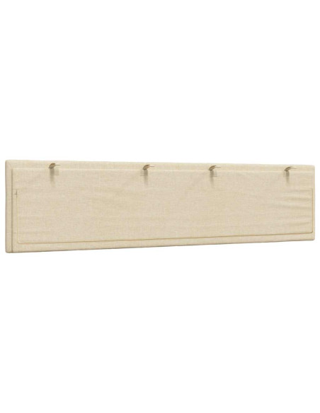 Cuscino Testiera Hanko Crema 200 cm in Tessuto