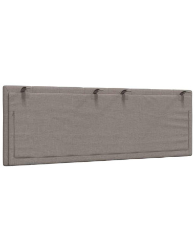 Cuscino Testiera Hanko Tortora 120 cm in Tessuto