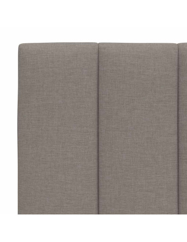 Cuscino Testiera Hanko Tortora 120 cm in Tessuto
