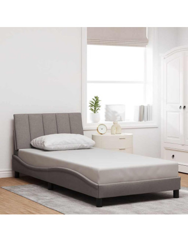 Giroletto senza Materasso Hanko Tortora 100x200 cm in Tessuto