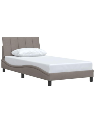Giroletto senza Materasso Hanko Tortora 100x200 cm in Tessuto