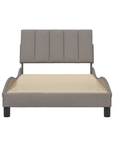 Giroletto senza Materasso Hanko Tortora 100x200 cm in Tessuto