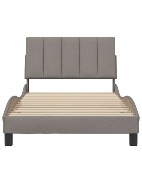 Giroletto senza Materasso Hanko Tortora 100x200 cm in Tessuto