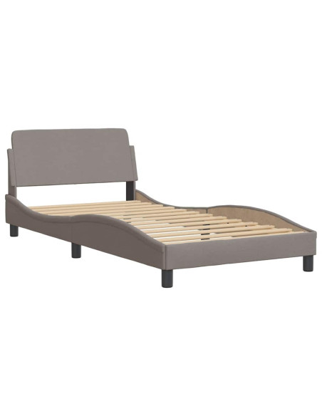 Giroletto senza Materasso Hanko Tortora 100x200 cm in Tessuto