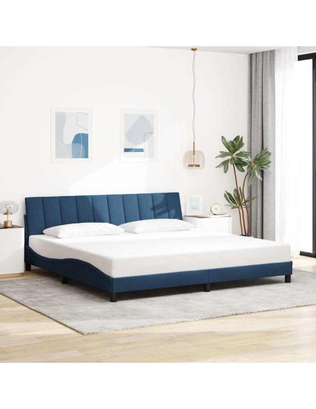 Giroletto senza Materasso Hanko Blu 200x200 cm in Tessuto