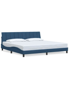 Giroletto senza Materasso Hanko Blu 200x200 cm in Tessuto 2