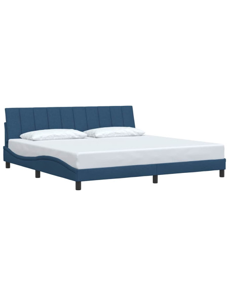 Giroletto senza Materasso Hanko Blu 200x200 cm in Tessuto