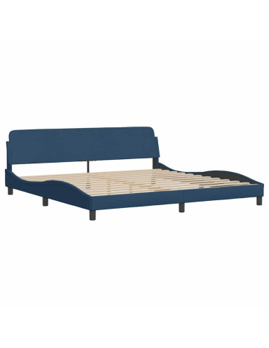 Giroletto senza Materasso Hanko Blu 200x200 cm in Tessuto