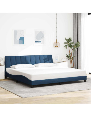Giroletto senza Materasso Hanko Blu 200x200 cm in Tessuto