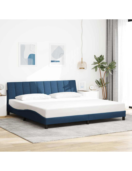 Giroletto senza Materasso Hanko Blu 200x200 cm in Tessuto