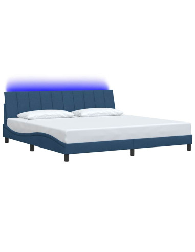 Giroletto senza Materasso Hanko Blu 200x200 cm in Tessuto
