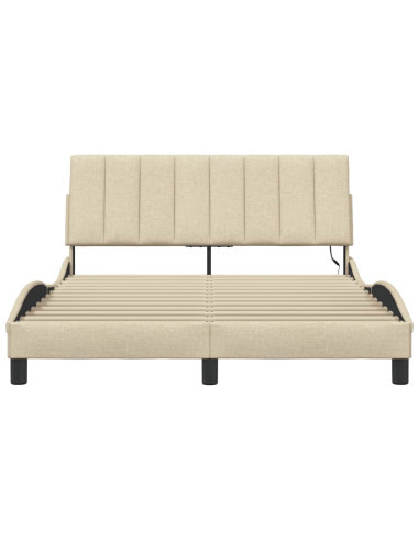 Giroletto senza Materasso Hanko Crema 120x200 cm Tessuto