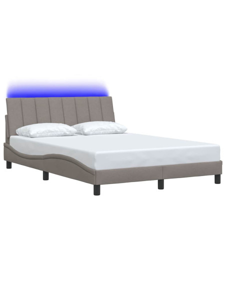 Giroletto senza Materasso Hanko Tortora 120x200 cm Tessuto
