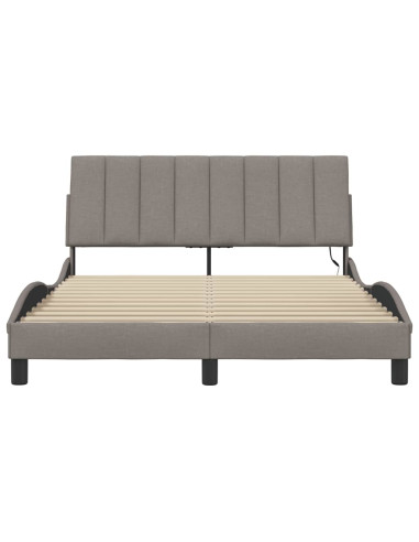 Giroletto senza Materasso Hanko Tortora 120x200 cm Tessuto