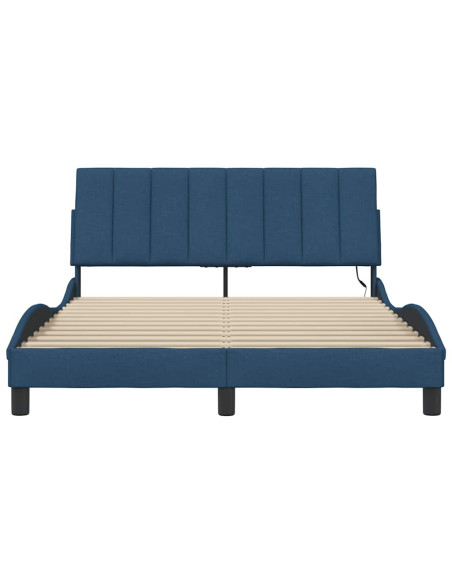 Giroletto senza Materasso Hanko Blu 120x200 cm in Tessuto