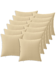 Federa 12 pcs HEERLEN Beige 40 x 40 cm Poliestere