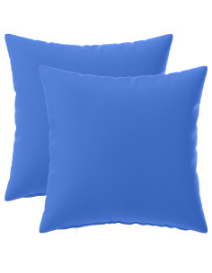 Federa 2 pcs HEERLEN Blu Reale 40 x 40 cm Poliestere