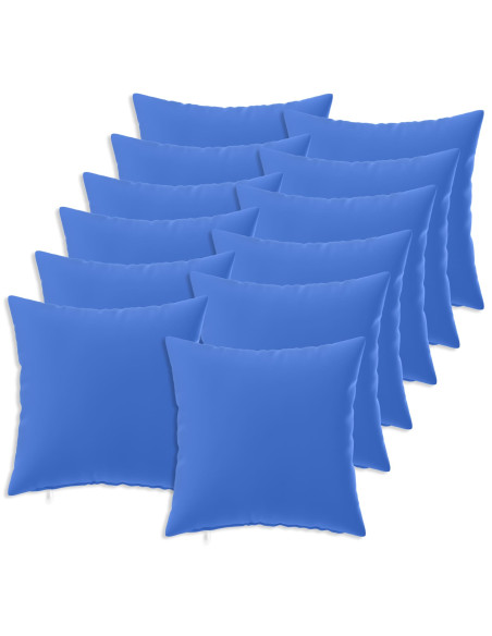 Federa 12 pcs HEERLEN Blu Reale 40 x 40 cm Poliestere