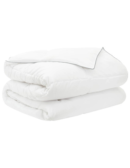 Set Duvet e Cuscino da Letto 3 pz 155 x 220 cm Inverno Bianco