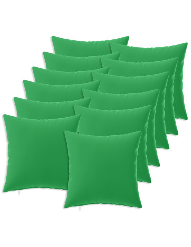 Federa 12 pcs HEERLEN Verde 40 x 40 cm Poliestere