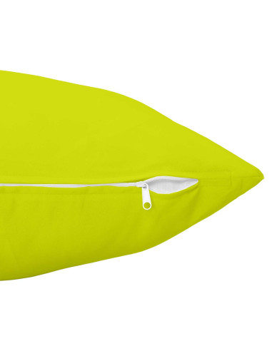 Federa 6 pcs HEERLEN Verde brillante. 40 x 40 cm Poliestere