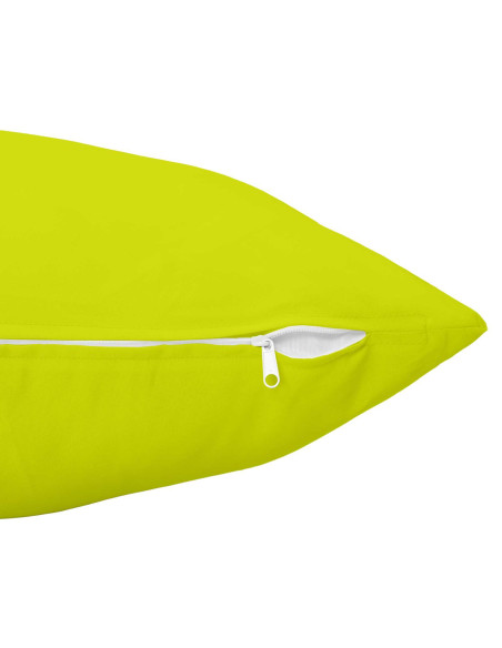 Federa 6 pcs HEERLEN Verde brillante. 40 x 40 cm Poliestere