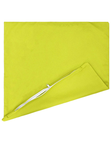Federa 12 pcs HEERLEN Verde brillante. 40 x 40 cm Poliestere