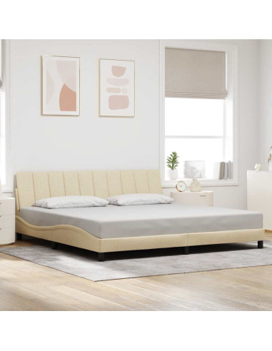 Giroletto senza Materasso Hanko Crema 200x200 cm in Tessuto