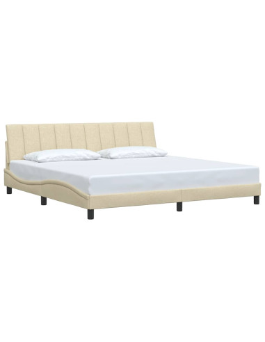 Giroletto senza Materasso Hanko Crema 200x200 cm in Tessuto