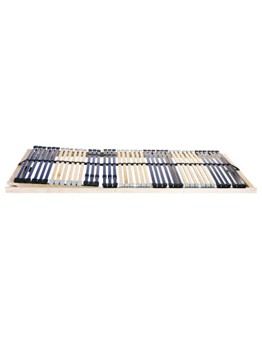 Base a doghe Marrone 70 x 190 cm Legno massello di faggio
