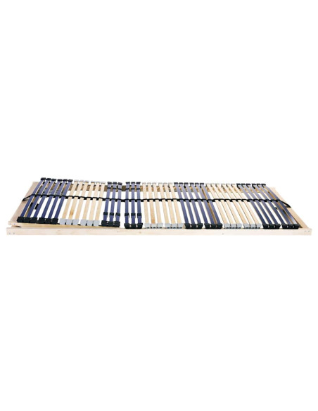 Base a doghe Marrone 70 x 190 cm Legno massello di faggio