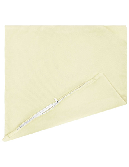 Federa 6 pcs HEERLEN Crema 40 x 40 cm Poliestere