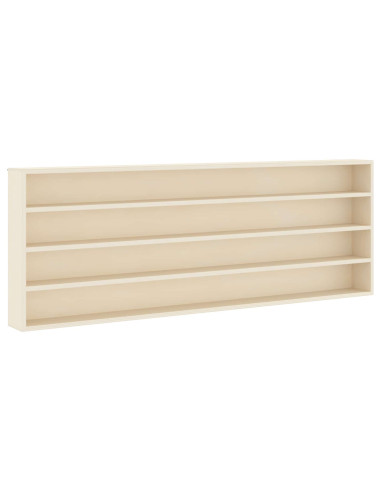 Vetrina a muro A parete Beige 100 x 8,5 x 36 cm