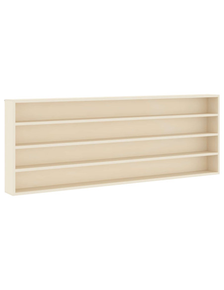 Vetrina a muro A parete Beige 100 x 8,5 x 36 cm
