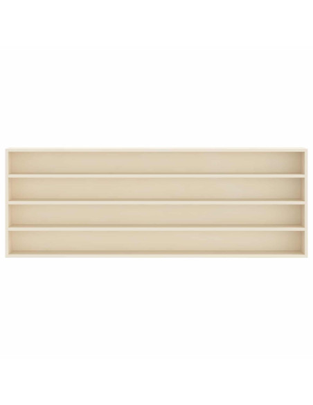 Vetrina a muro A parete Beige 100 x 8,5 x 36 cm
