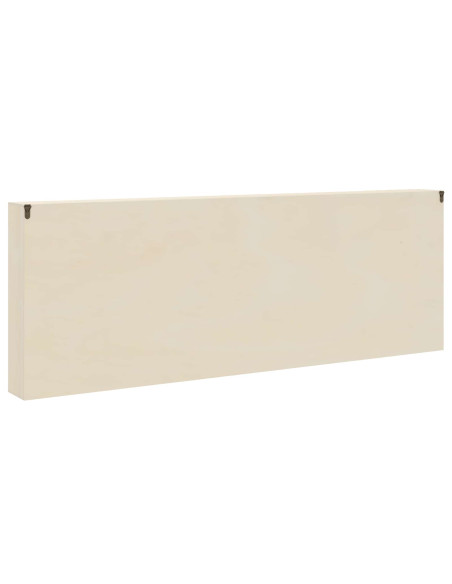 Vetrina a muro A parete Beige 100 x 8,5 x 36 cm