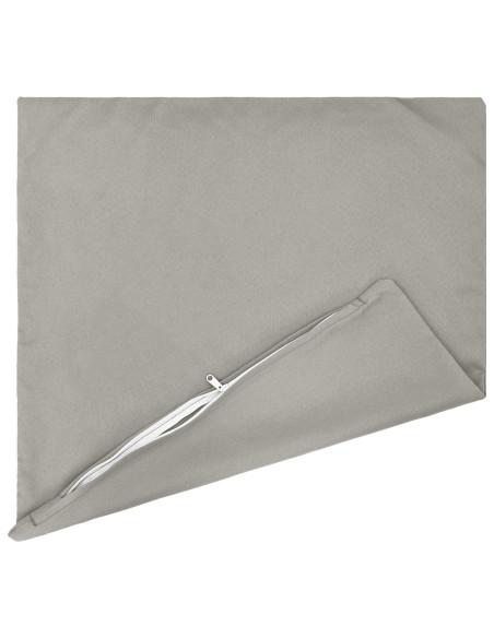 Federa 2 pcs HEERLEN Grigio 40 x 40 cm Poliestere