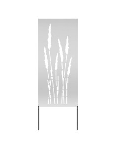 Schermo per privacy in giardino Floreale Argento 50 x 140 cm 2